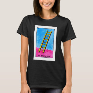 Camiseta Jogo de Cartas Mexicano La Escalera Cultura Mexica