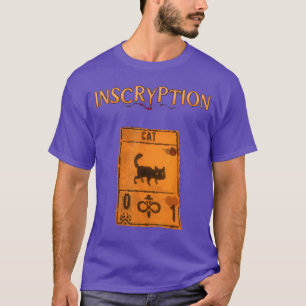 Camiseta Jogo de Cartas Psicológicas de Gato Inscryption Ha