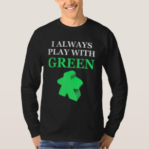 Camiseta Jogo De conselho Que Sempre Jogo Com Um Mural Verd