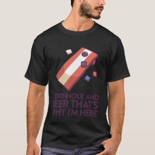 Camiseta Jogo de Cornhole com Sacos de Cornhole Tabuleiro d