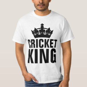 Camiseta JOGO DE CRICKET, T-shirts CRICKET KING