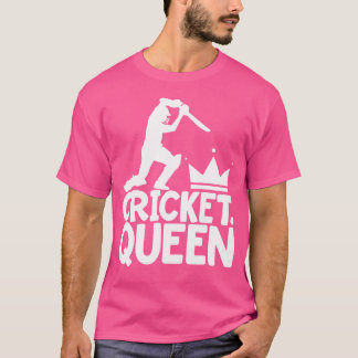 Camiseta Jogo De Críquete Para Homens, Rainha De Críquete
