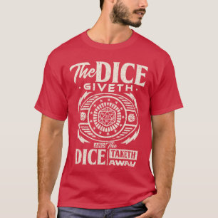Camiseta Jogo de Dados RPG de Mesa Jogo de Tabuleiro Mestre