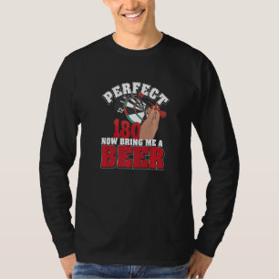Camiseta Jogo de Dardos de Cento e Oitenta 180 para Placa d