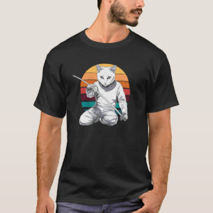 Camiseta Jogo de Esgrima Jogador de Esgrima Esgrimista Espo