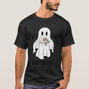 Camiseta Jogo de Fantasia de Halloween Bam Boo Mahjong Roup