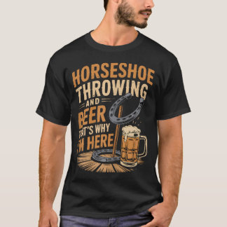 Camiseta Jogo de Ferraduras Beer That39S Why Ringer Ferradu
