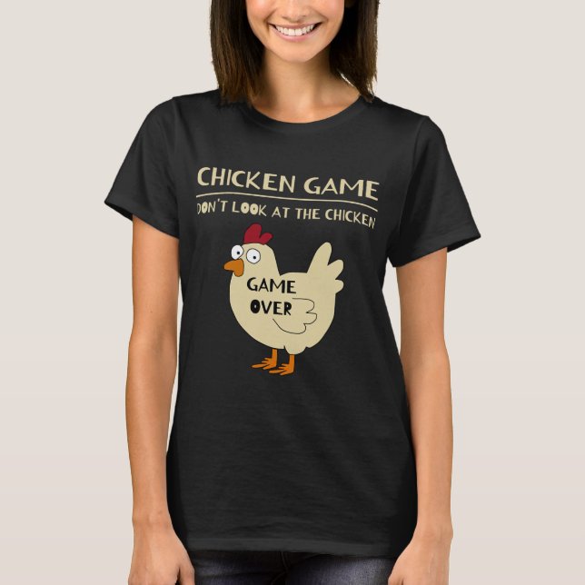 Camiseta Jogo de Frango Frango Engraçado  (Frente)