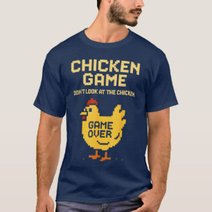 Camiseta Jogo de Frango Não Olhe para o Frango Engraçado Fr