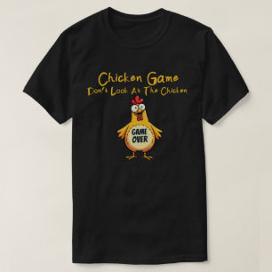 Camiseta Jogo de Frango Não Olhe para o Frango Frango Engra