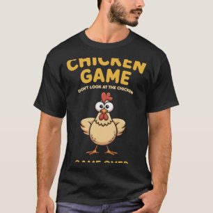 Camiseta Jogo de Frango Não Olhe Para o Frango Gameover Pou