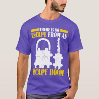 Camiseta Jogo de Fuga Sala de Fuga engraçado