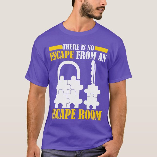 Camiseta Jogo de Fuga Sala de Fuga engraçado (Frente)
