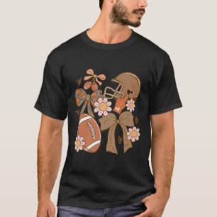 Camiseta Jogo de Futebol Coquete Laço Flores e Laços Fofos