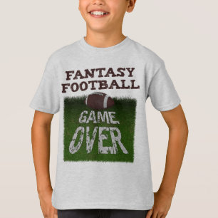 Camiseta Jogo de futebol da fantasia sobre miúdos