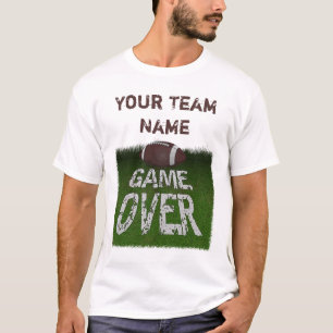 Camiseta Jogo de futebol da fantasia sobre o costume