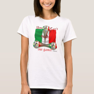 Camiseta Jogo de futebol de México na correia de espaguete