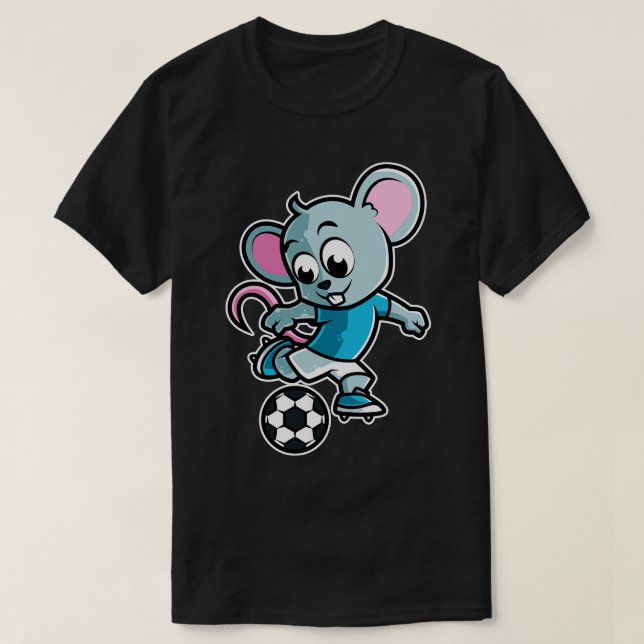 Camiseta Jogo De Futebol Do Rato Socc (Frente do Design)