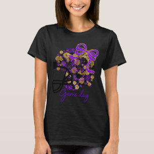 Camiseta Jogo de Futebol Floral Dia das Garotas da Equipe S