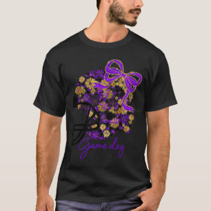 Camiseta Jogo de Futebol Floral Dia das Garotas da Equipe S
