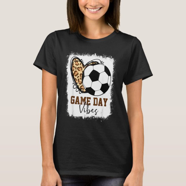Camiseta Jogo de futebol sangrado Vibas do Dia do Pregado C (Frente)