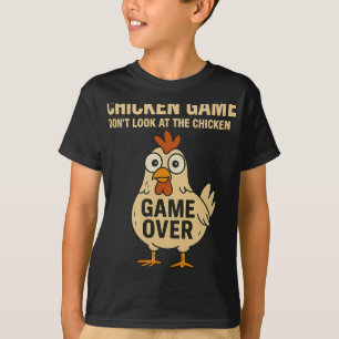 Camiseta Jogo de Galinha Não Olhe Para a Galinha Jogo Termi