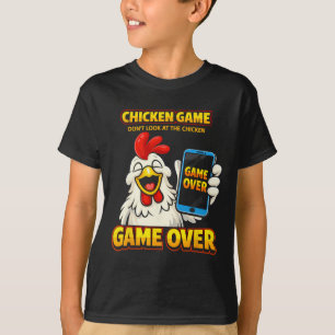 Camiseta Jogo de Galinha Não Olhe Para O Jogo de Galinha Ac