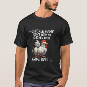 Camiseta Jogo de Galinha Não Olhe Para o Rabo de Galinha