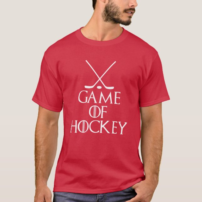 Camiseta Jogo de Hockey vintage (Frente)