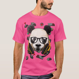 Camiseta Jogo De Jogo Para Jogo De Animais De Panda Criança