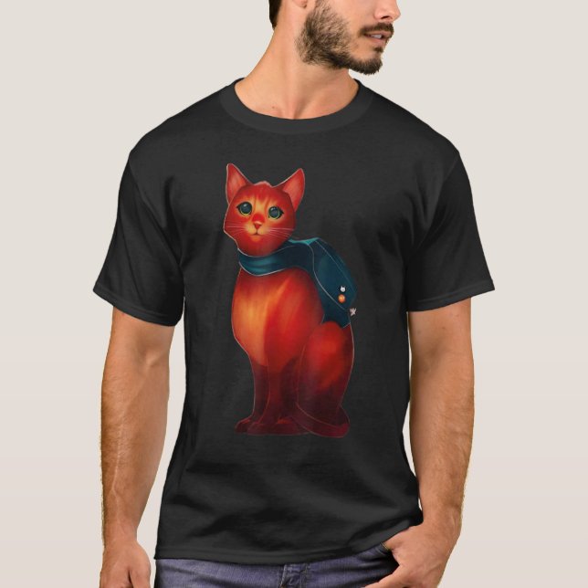Camiseta Jogo de Jogos de Gâmero de Gâmero de Gatos de Gato (Frente)