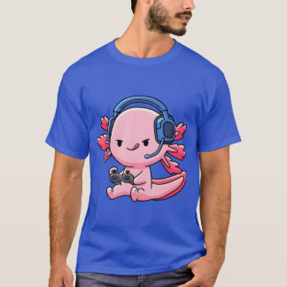 Camiseta Jogo de Jogos de Peixes Aolotl Meninas Anime Li
