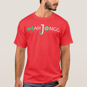 Camiseta Jogo de Mahjong engraçado tabuleiro chinês masculi
