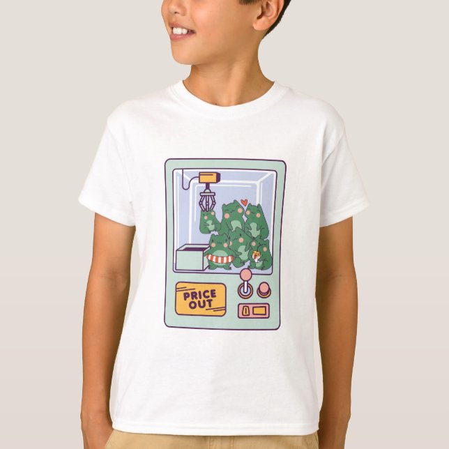 Camiseta JOGO DE MÁQUINA DE CLASSE DE sapo (Frente)