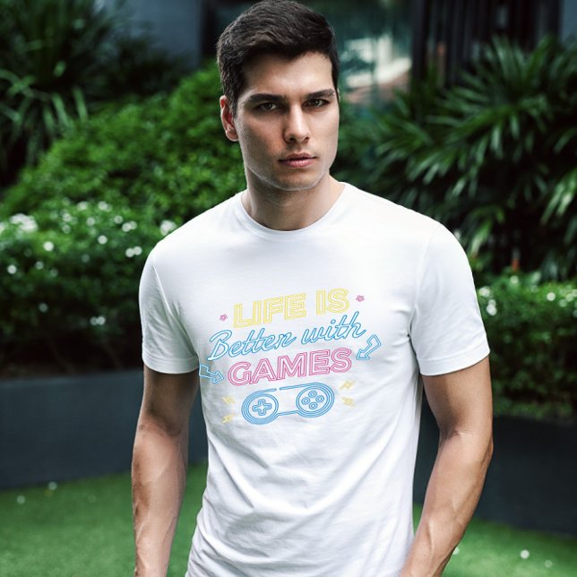 Camiseta Jogo de melhor qualidade da vida (Criador carregado)