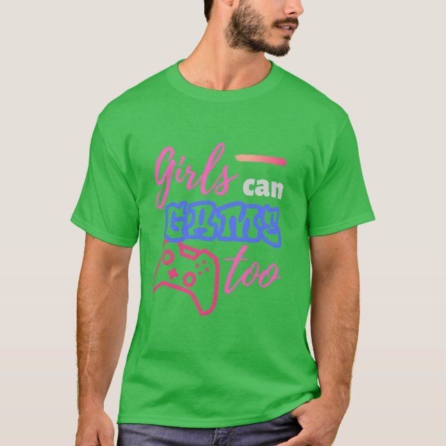 Camiseta Jogo de meninas Jogo de menina retrô (Frente)