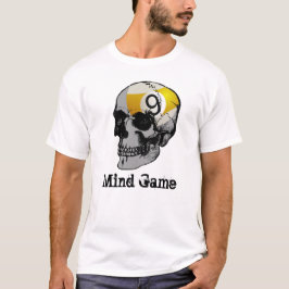 Camiseta Jogo de mente da bola do crânio 9