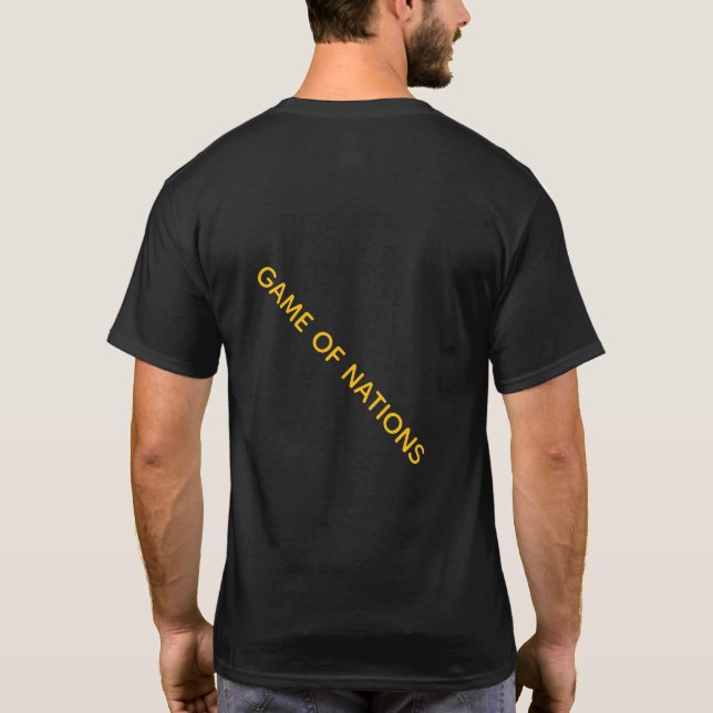 CAMISETA JOGO DE NAÇÕES DE FUTEBOL (Verso)