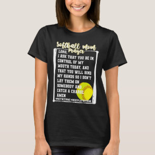 Camiseta Jogo de Oração da Mãe, Jogo de Beisebol, Re-Cristã