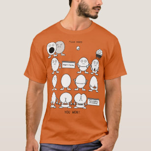 Camiseta Jogo de Ovos de Alimentos para Jogo de Eggman ITYS