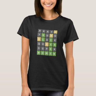 Camiseta Jogo de Palavras Online para Mulheres Corajosas