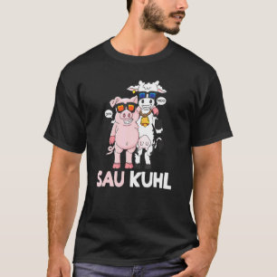 Camiseta Jogo de Palavras Sau Kuhl Vacas Porcos