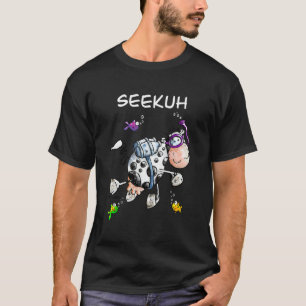 Camiseta Jogo de Palavras Seekuh I Vaqueiro Vaca I Boi Dive