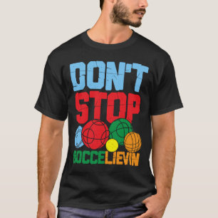 Camiseta Jogo de Petanca Petanca Bola de Bocha para Jogador