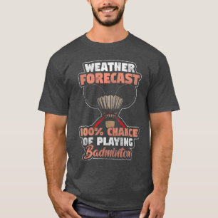 Camiseta Jogo de Peteca de Badminton Esporte Jogador de Bad