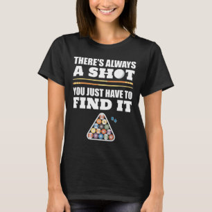 Camiseta Jogo De Piscina Para Mulheres Jogador De Piscina B