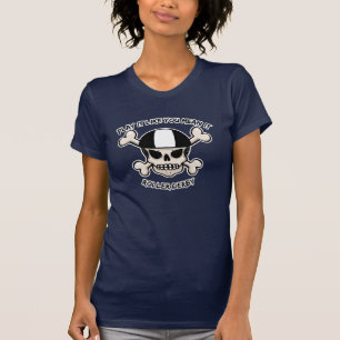 Camiseta Jogo de Rollerderby gosta de você médio ele