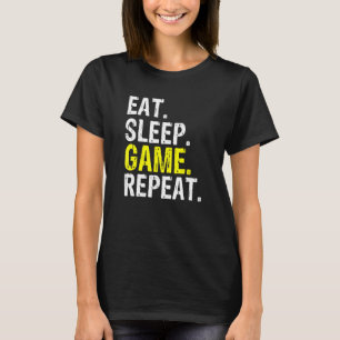 Camiseta Jogo De Sono legal Repete Jogos E Memória De Jogad