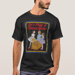 Camiseta Jogo de Tabuleiro de Terror Vintage Jogo Infantil