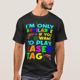 Camiseta Jogo de Tiro Lasertag s & Tag Laser